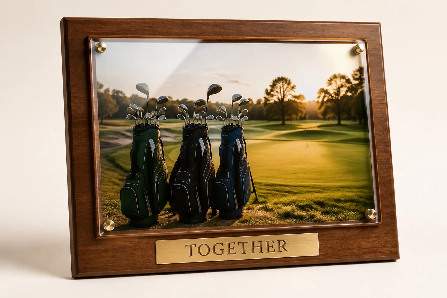 Golf Team Photo Plaque original design concept