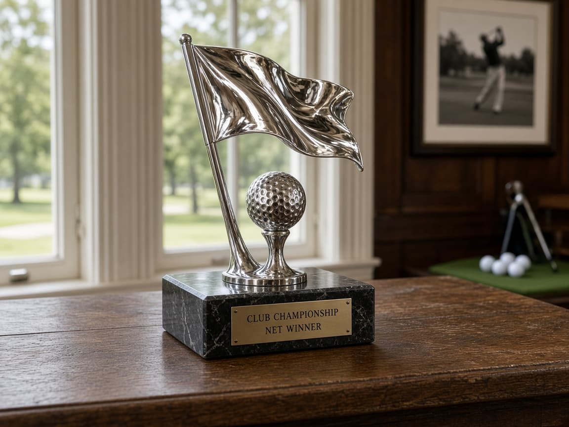 Longest Drive & Closest-to-Pin Awards design concept in a presentation setting