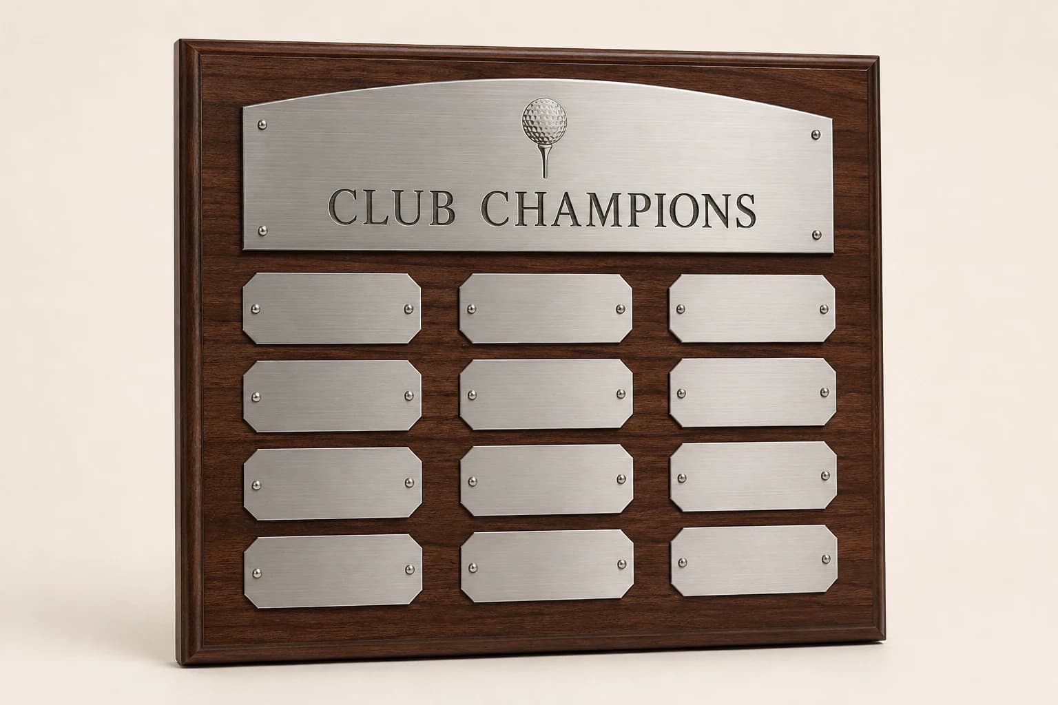 Perpetual Golf Championship Plaque original design concept