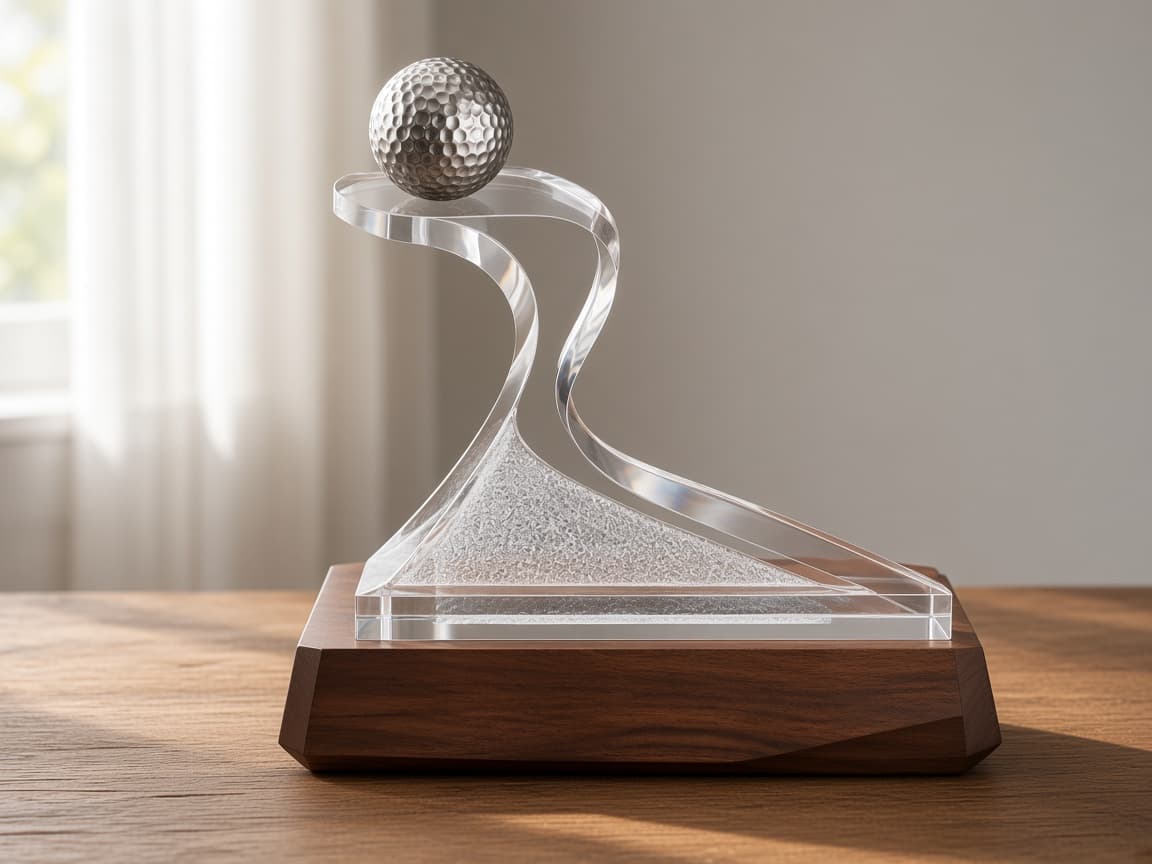Club Championship Trophy design concept, side view